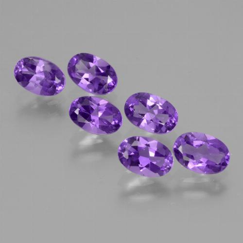 Violeta medio Amatista Gema - 0.4ct Forma ovalada (ID: 427649)