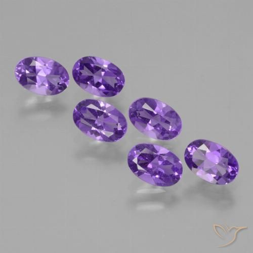 2.41ctw Natural Deep Violet Amethyst, Oval, VVS-VS