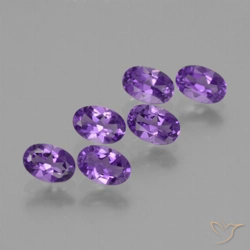 2.47ctw Natural Deep Violet Amethyst, Oval, VVS-VS