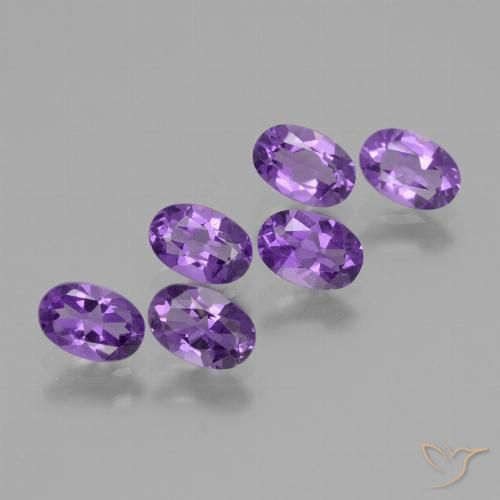 2.50ctw Natural Medium Violet Amethyst, Oval, VVS-VS