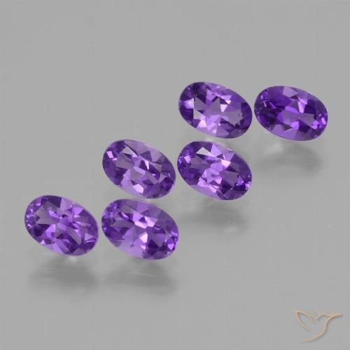 2.73ctw Natural Intense Violet Amethyst, Oval, VVS-VS