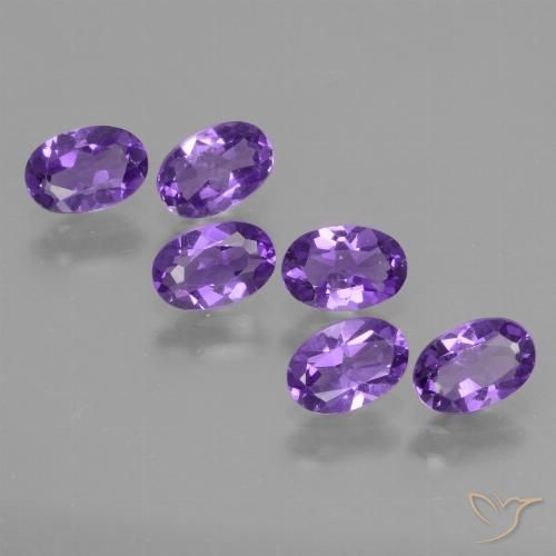 2.40ctw Natural Deep Violet Amethyst, Oval, VVS-VS