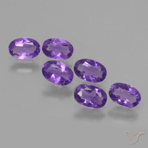 2.27ctw Natural Intense Violet Amethyst, Oval, VVS-VS