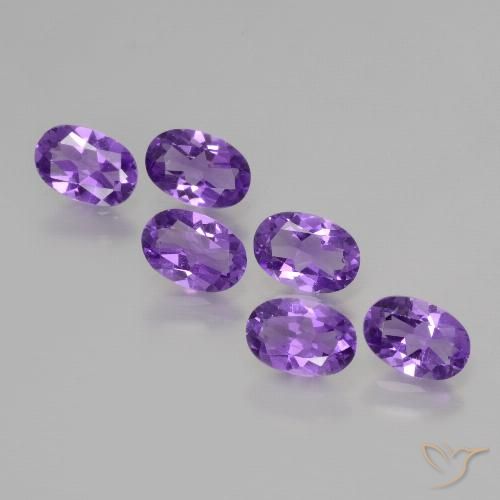 2.45ctw Natural Deep Violet Amethyst, Oval, VVS-VS