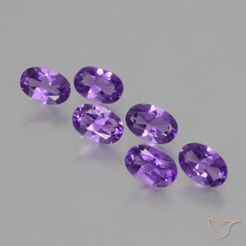 2.48ctw Natural Vivid Violet Amethyst, Oval, VS