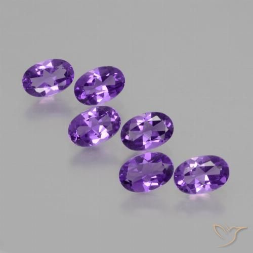 2.34ctw Natural Intense Violet Amethyst, Oval, VVS-VS