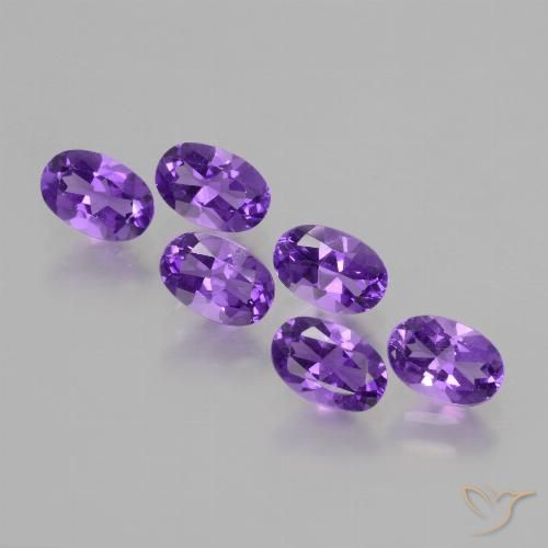 2.54ctw Natural Deep Violet Amethyst, Oval, VS