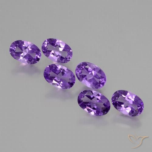 2.50ctw Natural Medium Violet Amethyst, Oval, VVS-VS