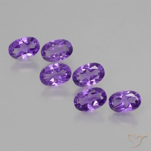 2.38ctw Natural Medium Violet Amethyst, Oval, VVS-VS