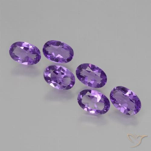 2.35ctw Natural Vivid Violet Amethyst, Oval, VVS-VS
