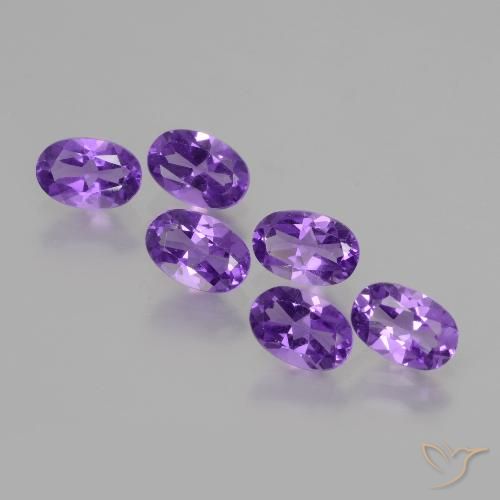 2.46ctw Natural Deep Violet Amethyst, Oval, VVS-VS