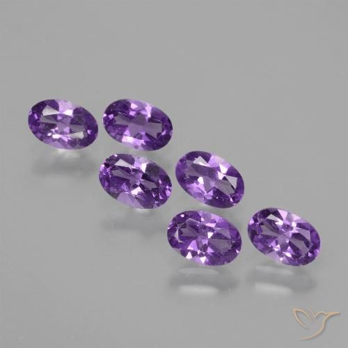2.44ctw Natural Medium Pink Violet Amethyst, Oval, VVS-VS