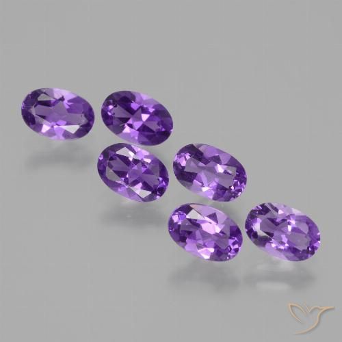2.55ctw Natural Medium Violet Amethyst, Oval, VVS-VS