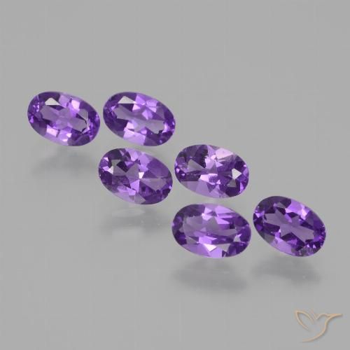2.54ctw Natural Medium Violet Amethyst, Oval, VVS-VS