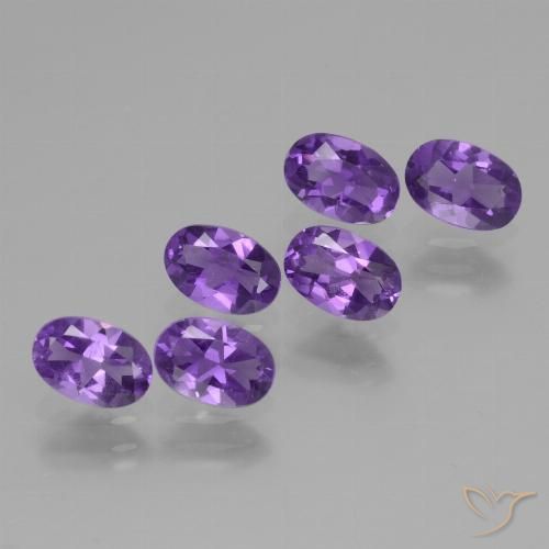 2.60ctw Natural Medium Violet Amethyst, Oval, VVS-VS