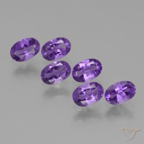2.50ctw Natural Medium Violet Amethyst, Oval, VVS-VS