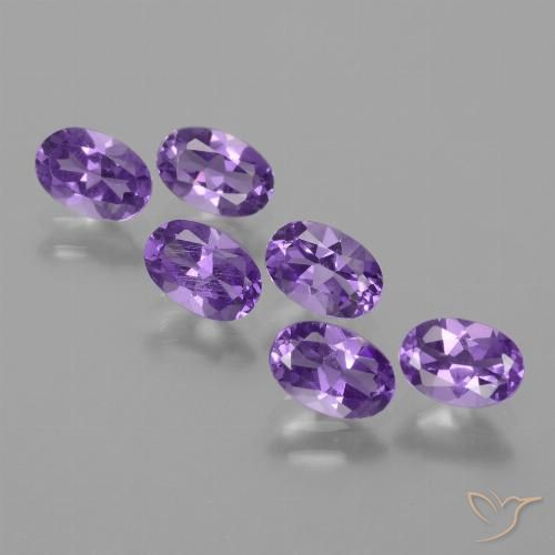 2.41ctw Natural Medium Violet Amethyst, Oval, VVS-VS