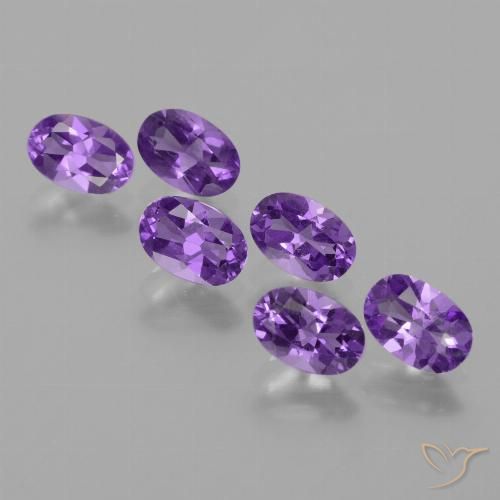 2.55ctw Natural Medium Violet Amethyst, Oval, VVS-VS