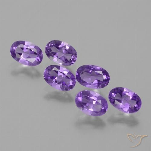 2.50ctw Natural Medium Violet Amethyst, Oval, VVS-VS