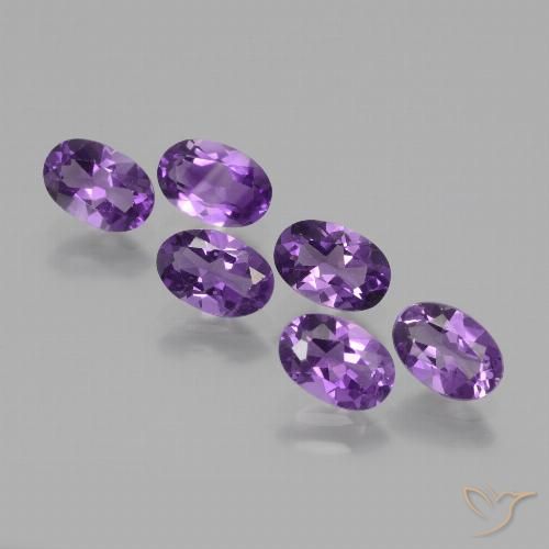 2.54ctw Natural Medium Violet Amethyst, Oval, VVS-VS