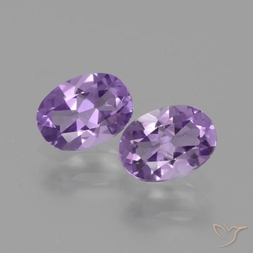 1.38ctw Natural Deep Violet Amethyst, Oval, VVS-VS