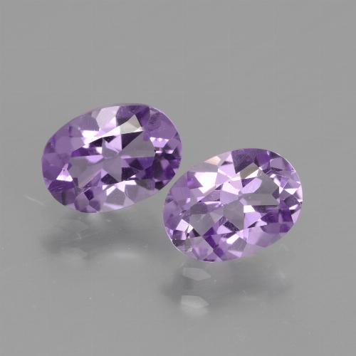Medium Violet Amethyst Gem - 0.7ct Oval Facet (ID: 434967)