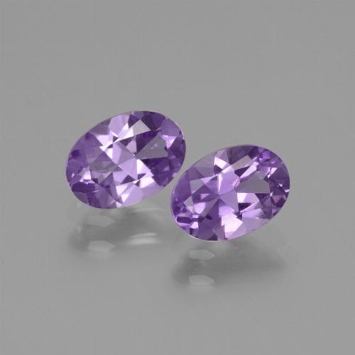 Medium Violet Amethyst Gem - 0.7ct Oval Facet (ID: 435051)