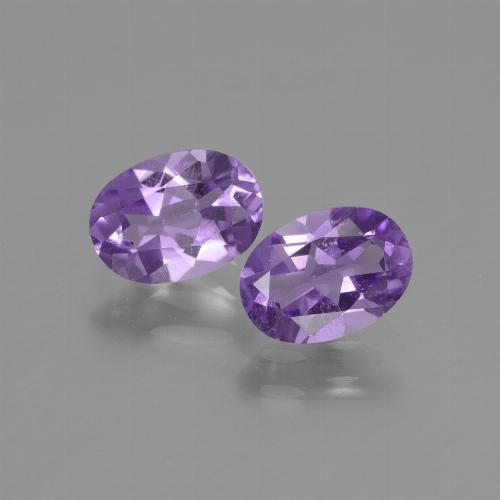 Violeta medio Amatista Gema - 0.7ct Forma ovalada (ID: 435157)