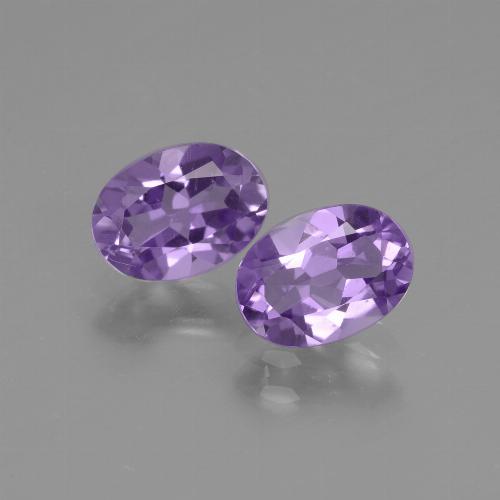 Medium Violet Amethyst Gem - 0.7ct Oval Facet (ID: 435213)
