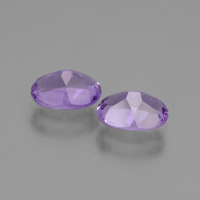 Amethyst Gemstones in 7.2 x 5.2 mm Size for Sale, Amethyst Stones in Medium Violet Color