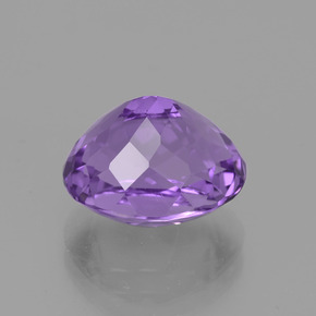 Amethyst Gemstone in 11.6 x 9.9 mm Size for Sale, Amethyst Stone in Violet Color