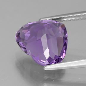 Amethyst Gemstone in 11.5 x 10.2 mm Size for Sale, Amethyst Stone in Violet Color