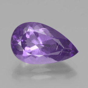 4.6ct Pear Facet Violet Amethyst Gem for sale 4.6ct Pear Facet Violet Amethyst Gem (ID: 436796)