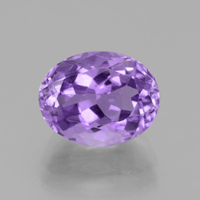 Violeta claro medio Amatista Gema - 3.5ct Forma ovalada (ID: 440264)