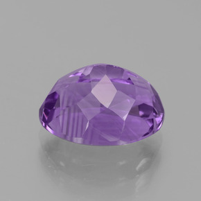 Amethyst Gemstone in 11.2 x 8.6 mm Size for Sale, Amethyst Stone in Pinkish Violet Color