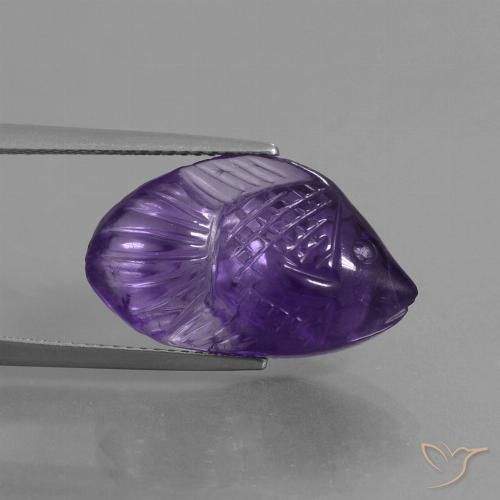 10.52ct Natural Deep Violet Amethyst, Fancy, Transparent
