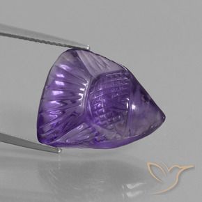 Amethyst Gemstone in 20 x 15 mm (calibrated) Size for Sale, Amethyst Stone in Medium Violet Color
