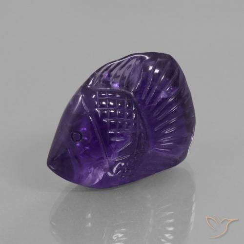 22.17ct Natural Deep Violet Amethyst, Fancy, Transparent