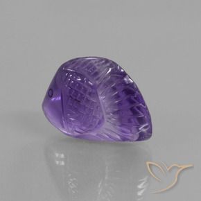 Amethyst Gemstone in 20 x 15 mm (calibrated) Size for Sale, Amethyst Stone in Medium Violet Color