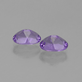 Amethyst Gemstones in 7 x 5 mm (calibrated) Size for Sale, Amethyst Stones in Medium Violet Color