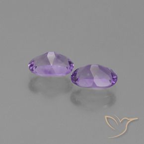 Amethyst Gemstones in 7 x 5 mm (calibrated) Size for Sale, Amethyst Stones in Deep Violet Hue Color