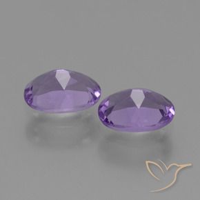 Amethyst Gemstones in 7 x 5 mm (calibrated) Size for Sale, Amethyst Stones in Medium Violet Color