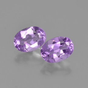 Violeta rosado Amatista Gema - 0.7ct Forma ovalada (ID: 448921)