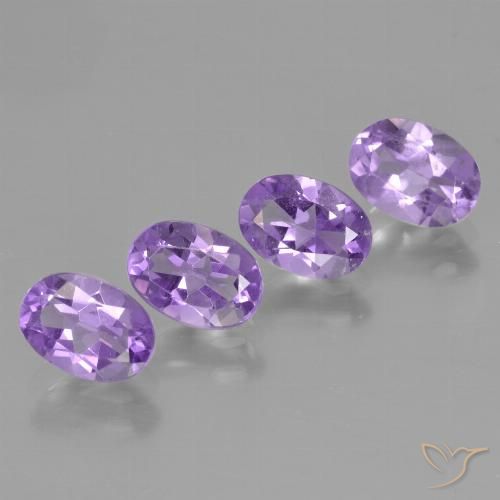 2.85ctw Natural Deep Violet Amethyst, Oval, VS