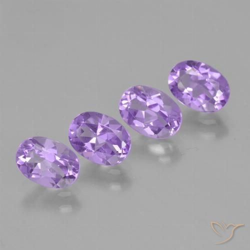 3.09ctw Natural Deep Iris Violet Amethyst, Oval, VVS-VS