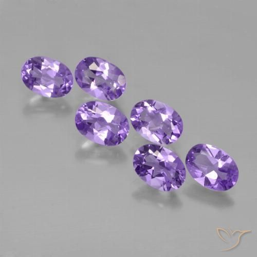 4.07ctw Natural Medium-Light Violet Amethyst, Oval, VS