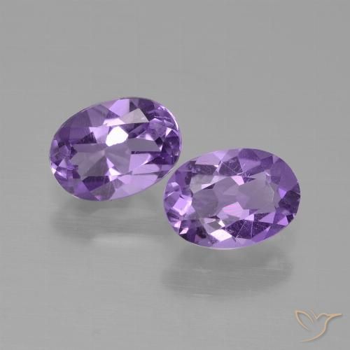 1.46ctw Natural Deep Violet Amethyst, Oval, VVS-VS
