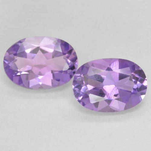 Deep Violet Hue Amethyst Gem - 0.7ct Oval Facet (ID: 449228)