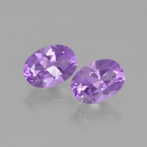 Violeta rosado Amatista Gema - 0.7ct Forma ovalada (ID: 449363)