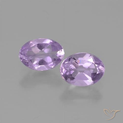 1.41 ct Oval Cut Amethyst, 7 x 4.9 mm From Brazil, Photo A